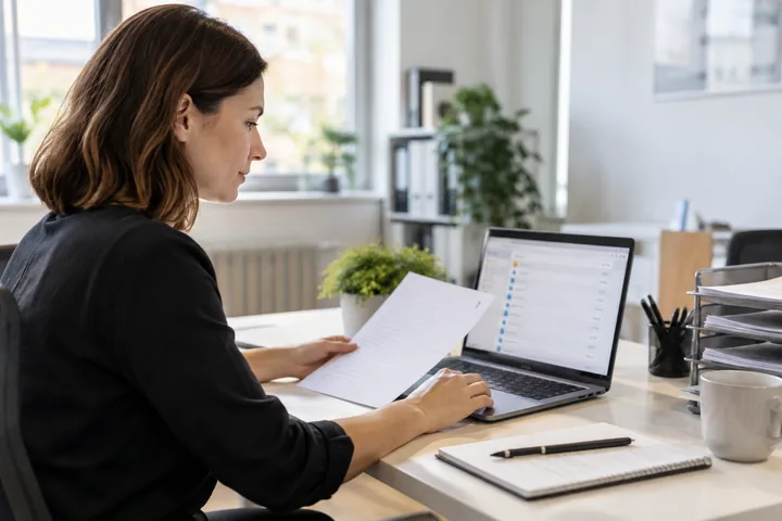 Dokumente werden am Computer einer einheitlichen Ablage zugeordnet