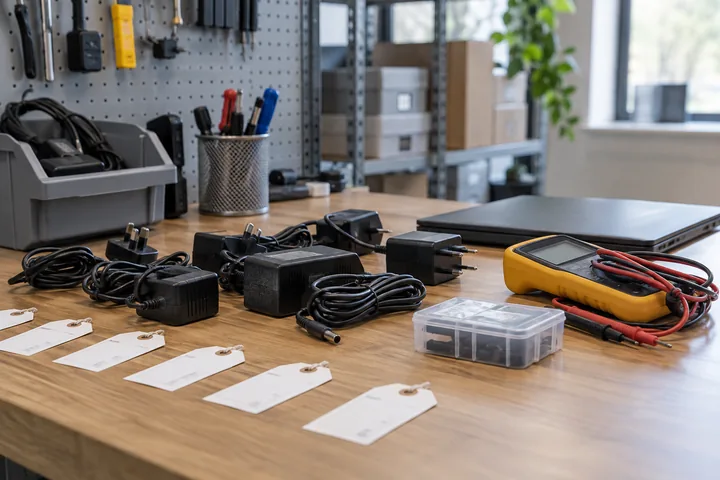 Elektrische Bürogeräte und Zubehör für eine Bestandszuordnung